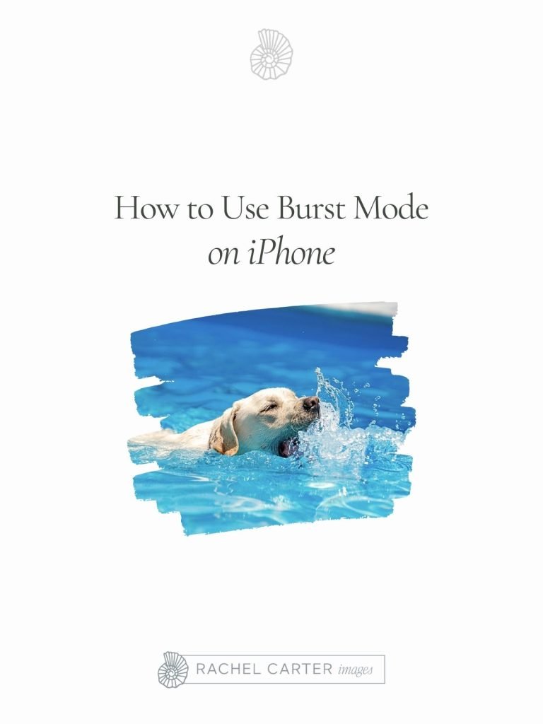how to use burst mode on iphone